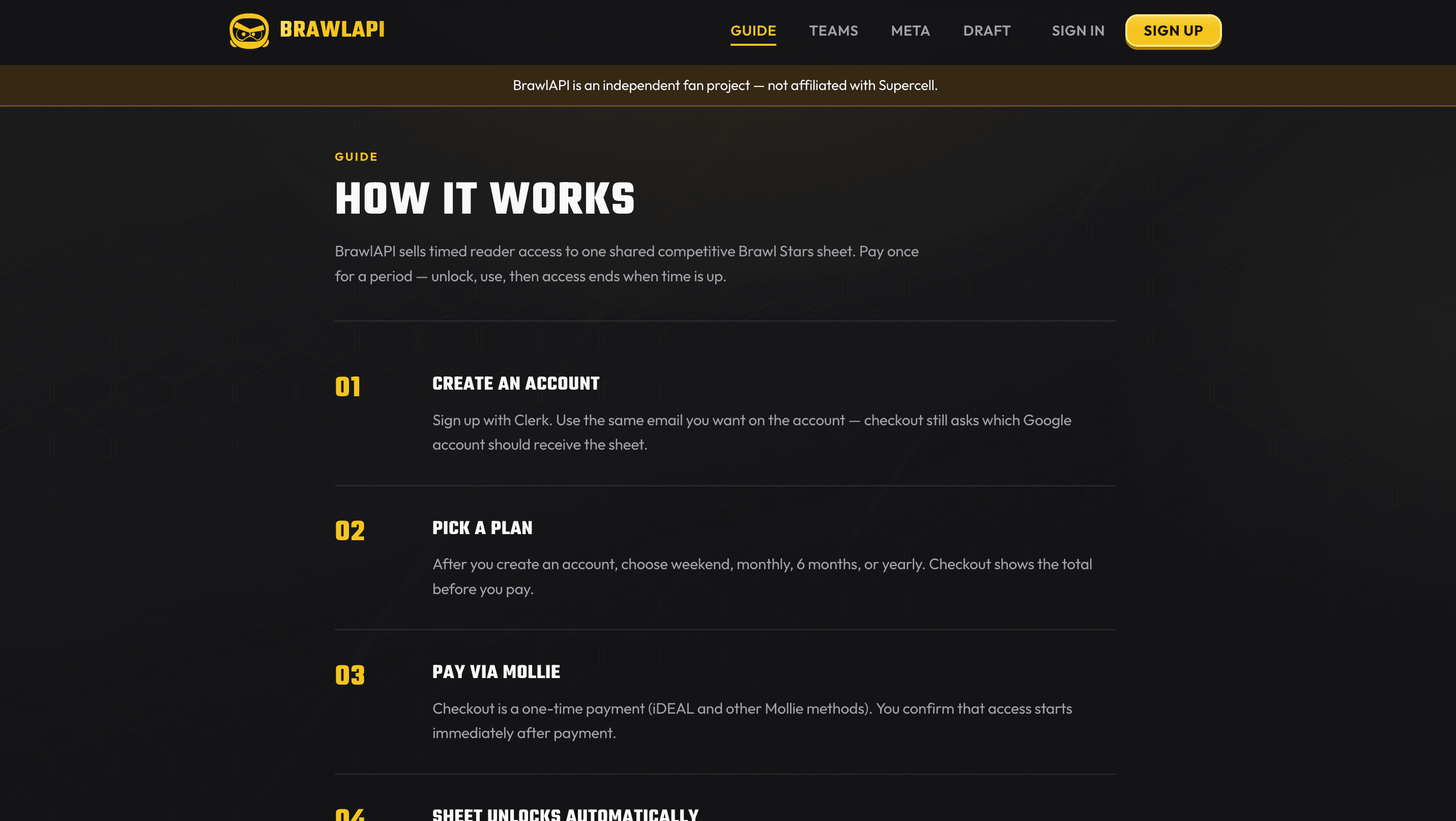 guidepage brawlapi
